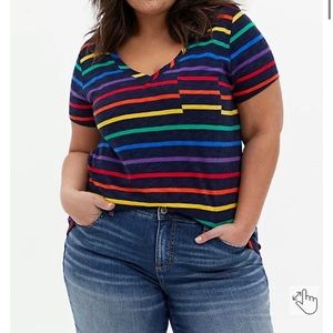 Torrid rainbow top